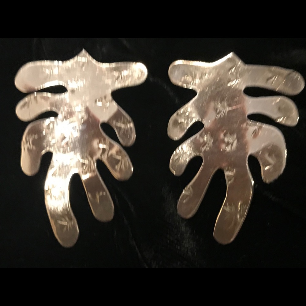 ———SOLD///——STERLING EARRINGS ARTIST MADE - Picture 1 of 7